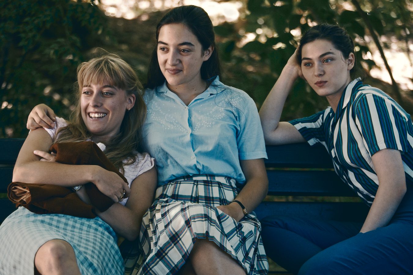 Louise Orry
-
Diquero
as ‘
Brigitte
‘,
Anamaria Vartolomei
as ‘Anne’, and
Luàna
Bajrami
as ‘
Hélène
’
in Audrey Diwan’s HAPPENING. Courtesy of IFC Films. An IFC Films Release.